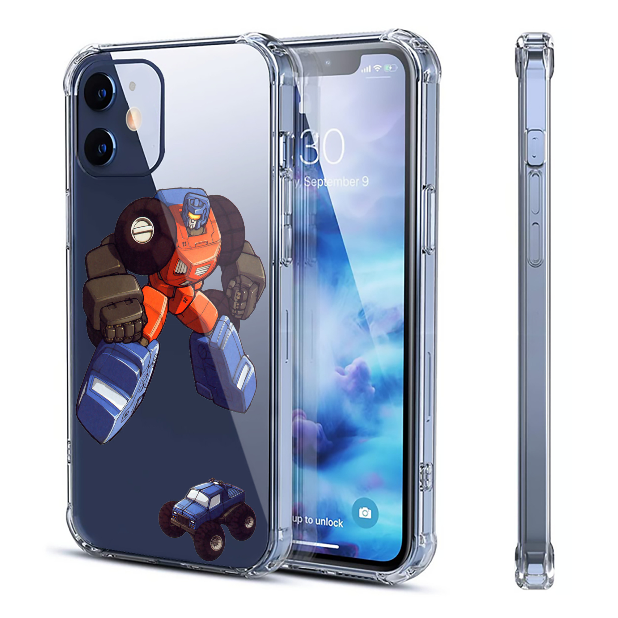 （画像用）  【iPhone 12シリーズ対応】透明スマホケース（クリアソフトケース）